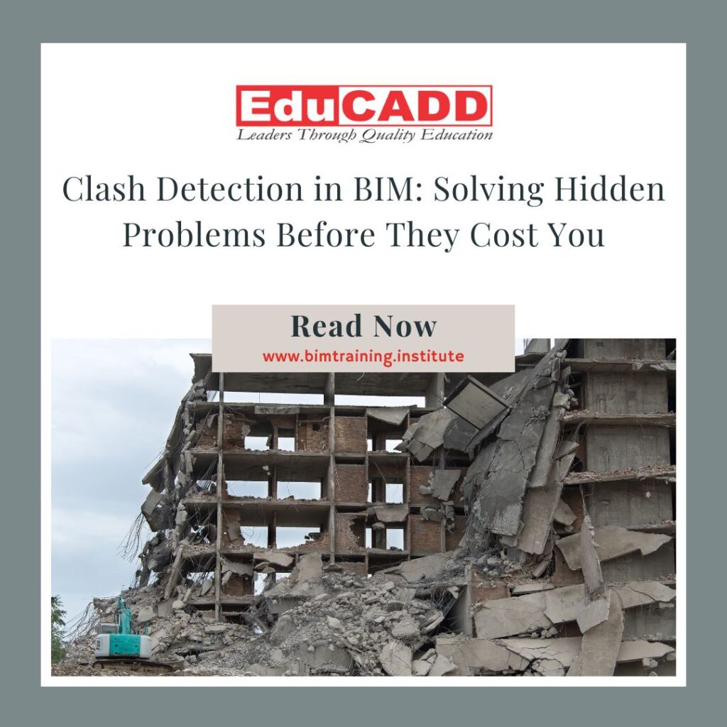 Clash detection process in BIM model